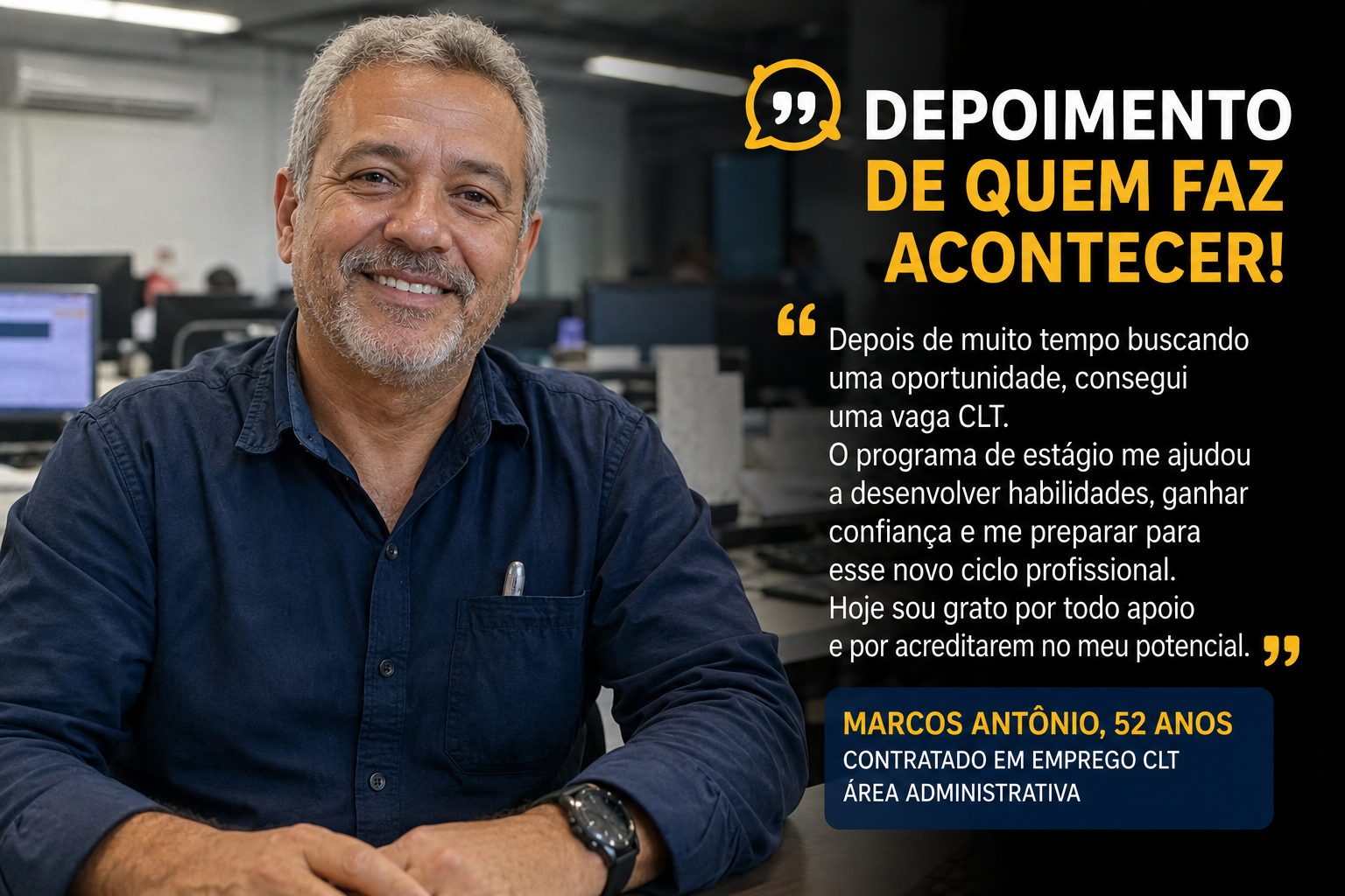 Depoimento de Marcos Antônio